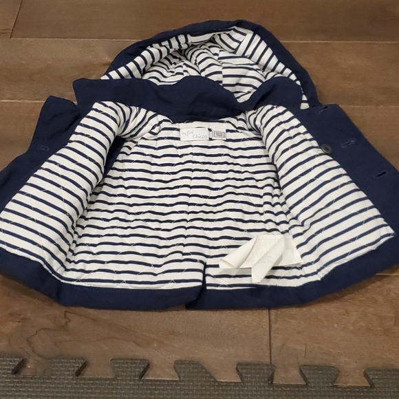 Brand New Chicco Navy Spring Coat - Picture 2 of 3